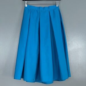 Vintage pleated high waist skirt